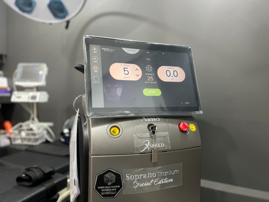 리프팅 장비 소프라노 티타늄 레이저